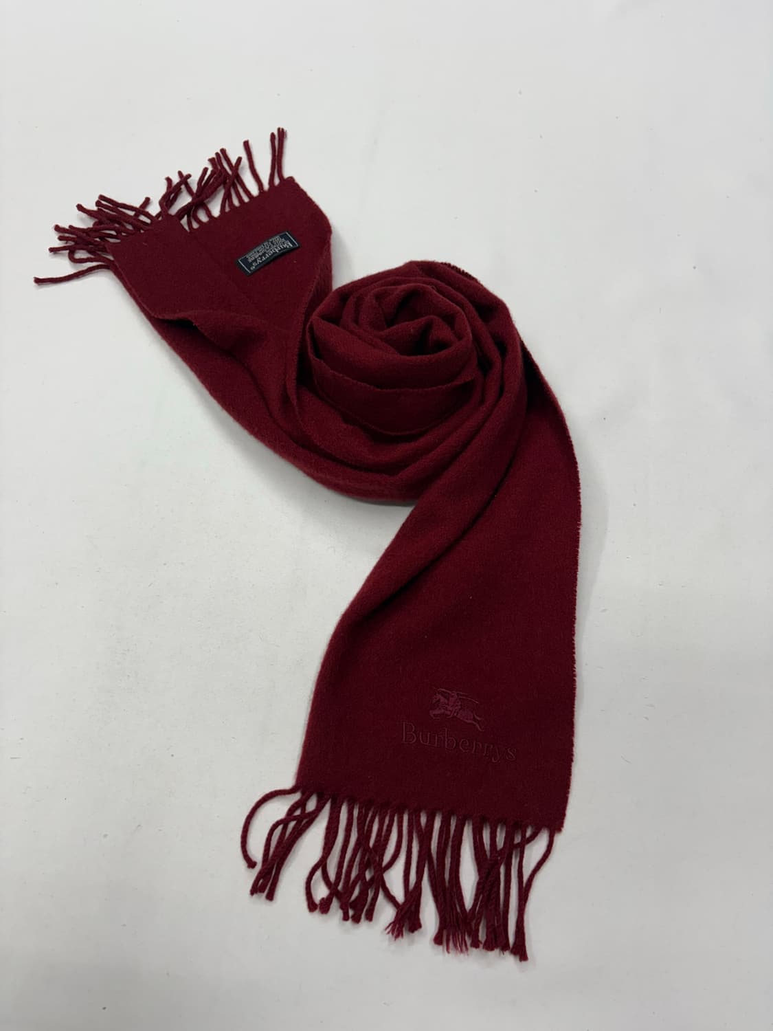 버버리 버건디 머플러 목도리 상품이미지1