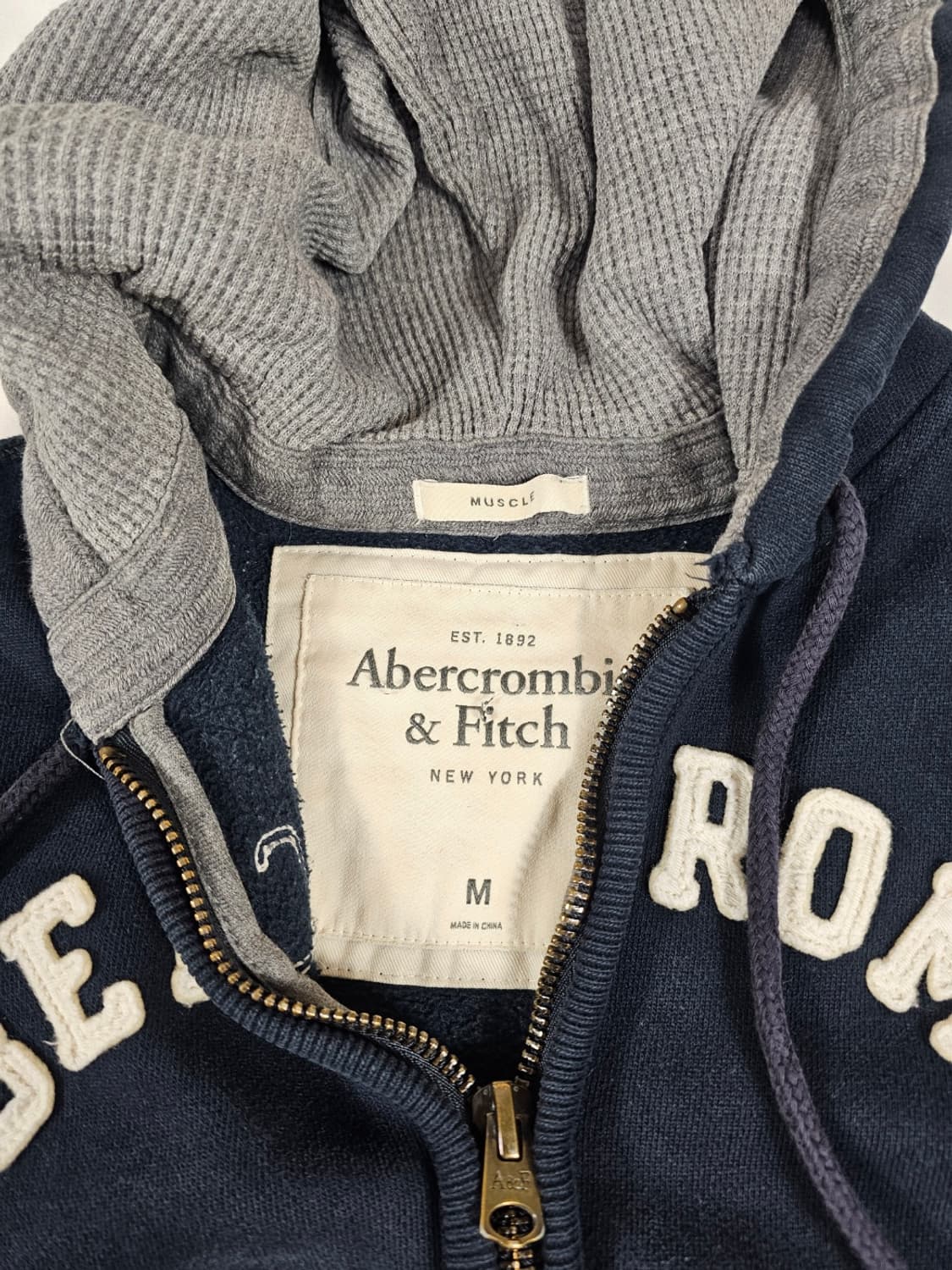 아베크롬비양홍원후드집업 상품이미지2