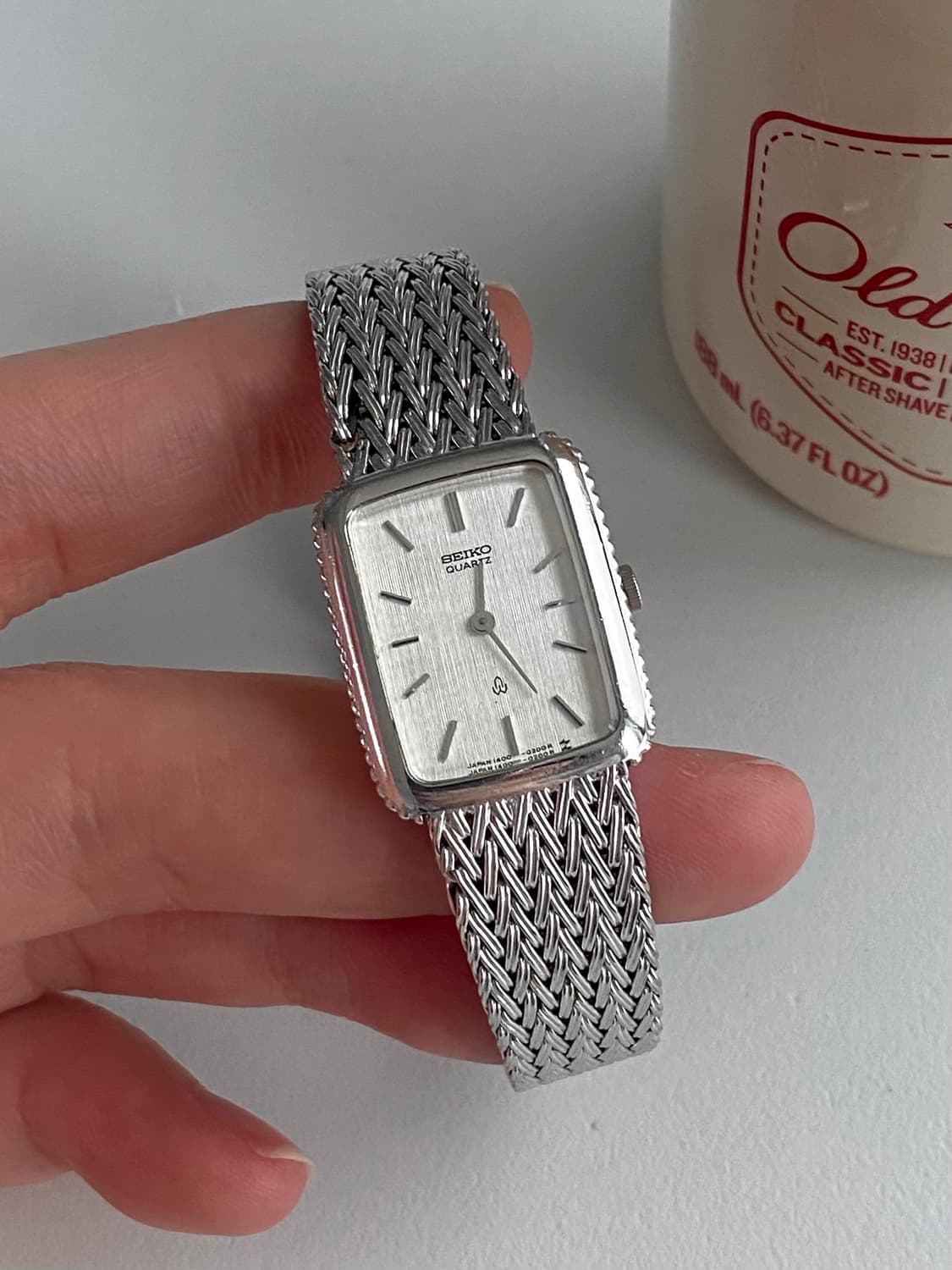 Seiko 세이코 스퀘어 실버 체인 쿼츠 레이디스 상품이미지3