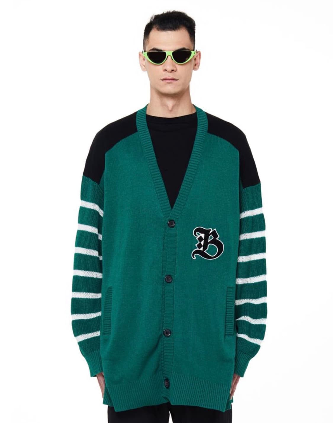 19FW 언더커버 오버사이즈 아플리케 엠블럼 가디건 상품이미지1