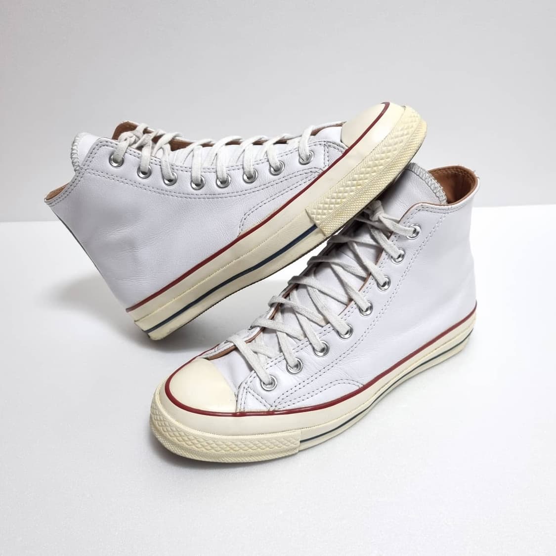 컨버스 1970's 척테일러 올스타 래더 화이트 상품이미지3