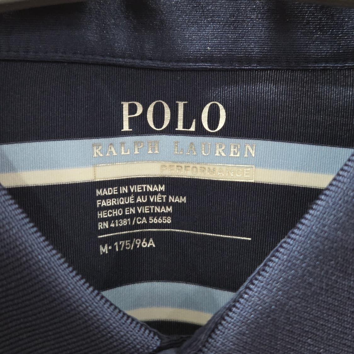 폴로랄프로렌 기능성 스트라이프 카라 반팔티 M 상품이미지3