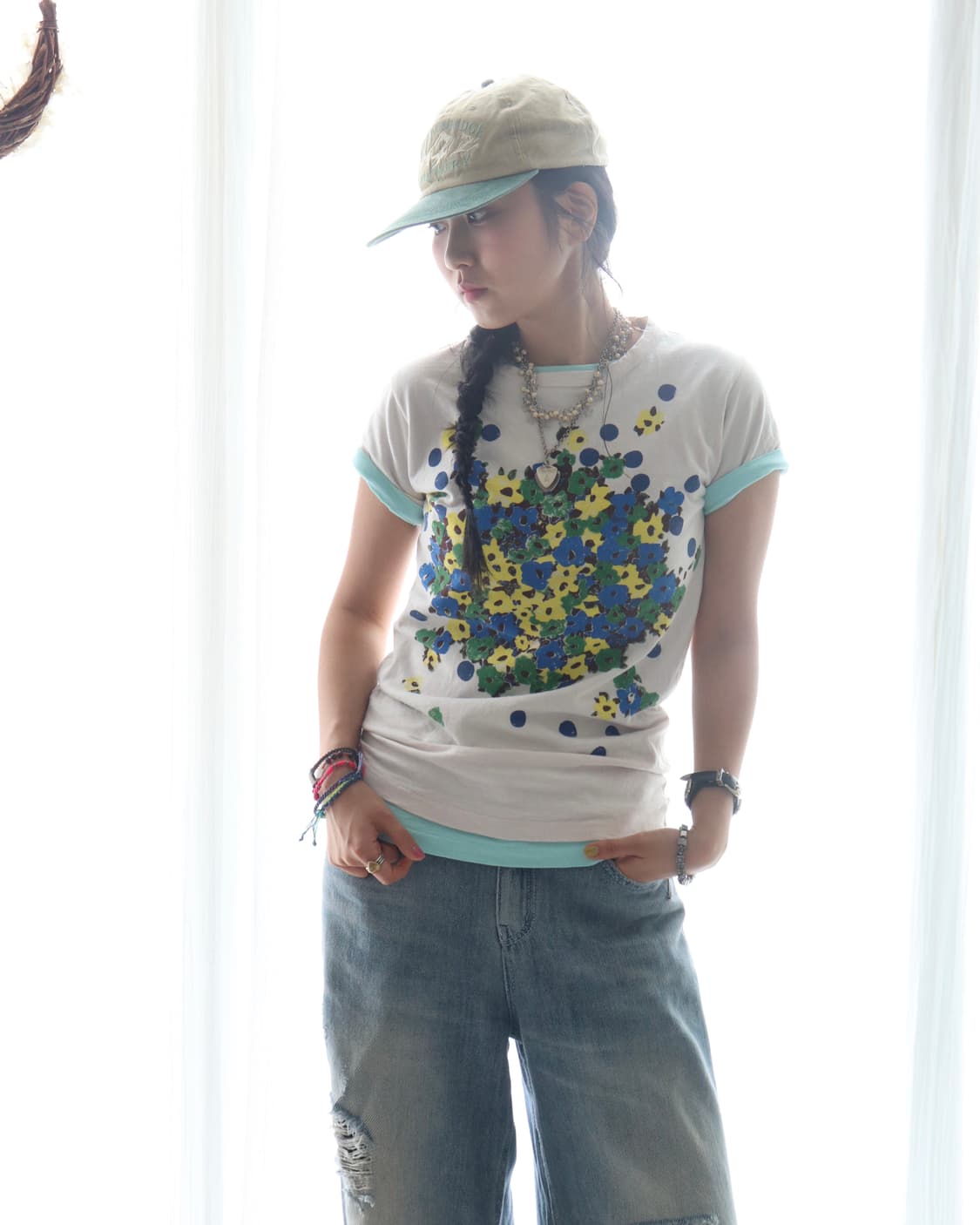 [45rpm] Flower Graphic T-Shirt 상품이미지7