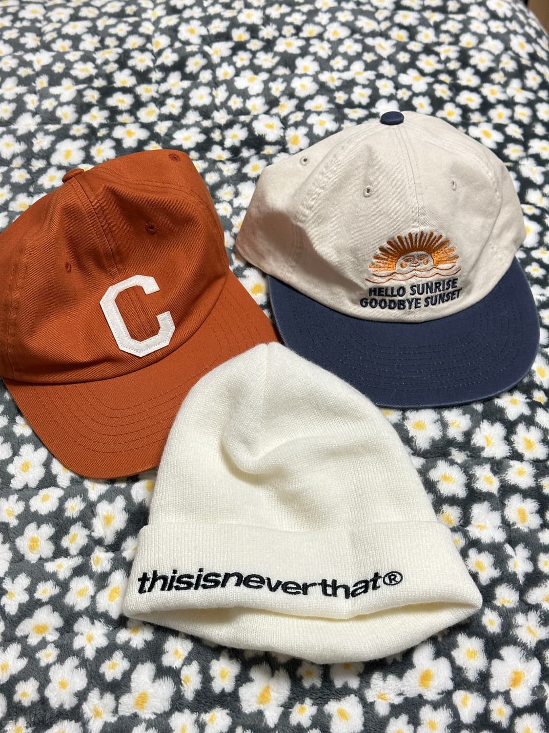 로고캡 모자 3종세트 상품이미지1