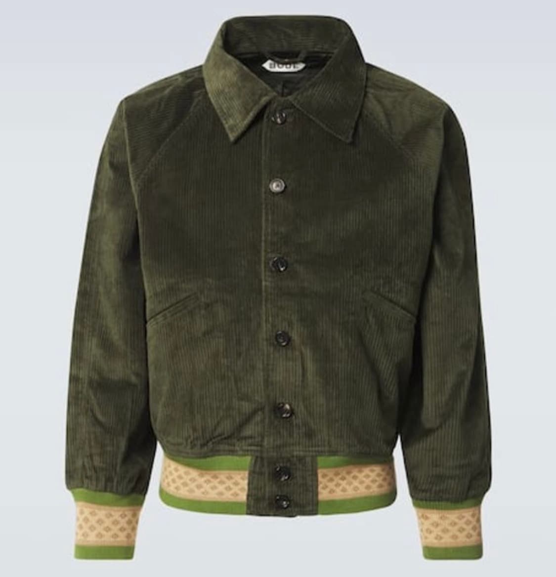 [구매중] bode 카키 피리 밴버지 봄버 자켓 L-XL 상품이미지1