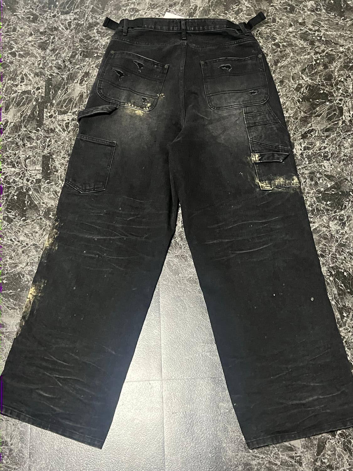 크랙로즈 SPLATTER DENIM PANTS 상품이미지5