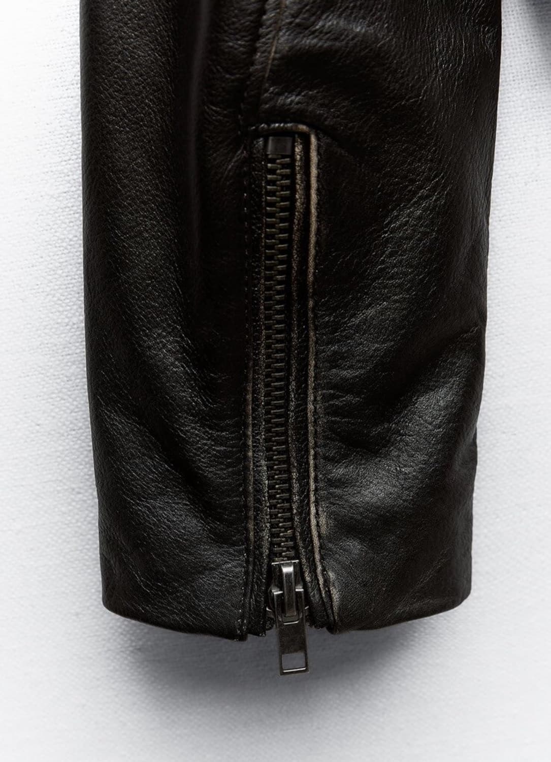 Zara vintage leather jacket (sheepskin) 상품이미지6