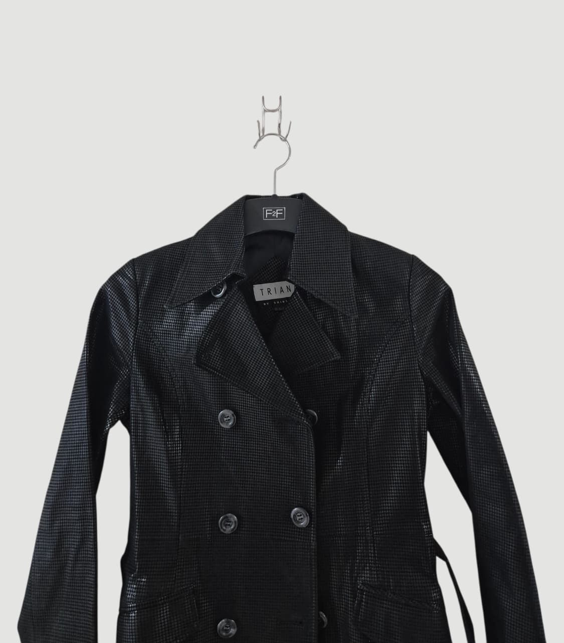 [85]트리나 빈티지 가죽코트 자켓 Women 상품이미지1