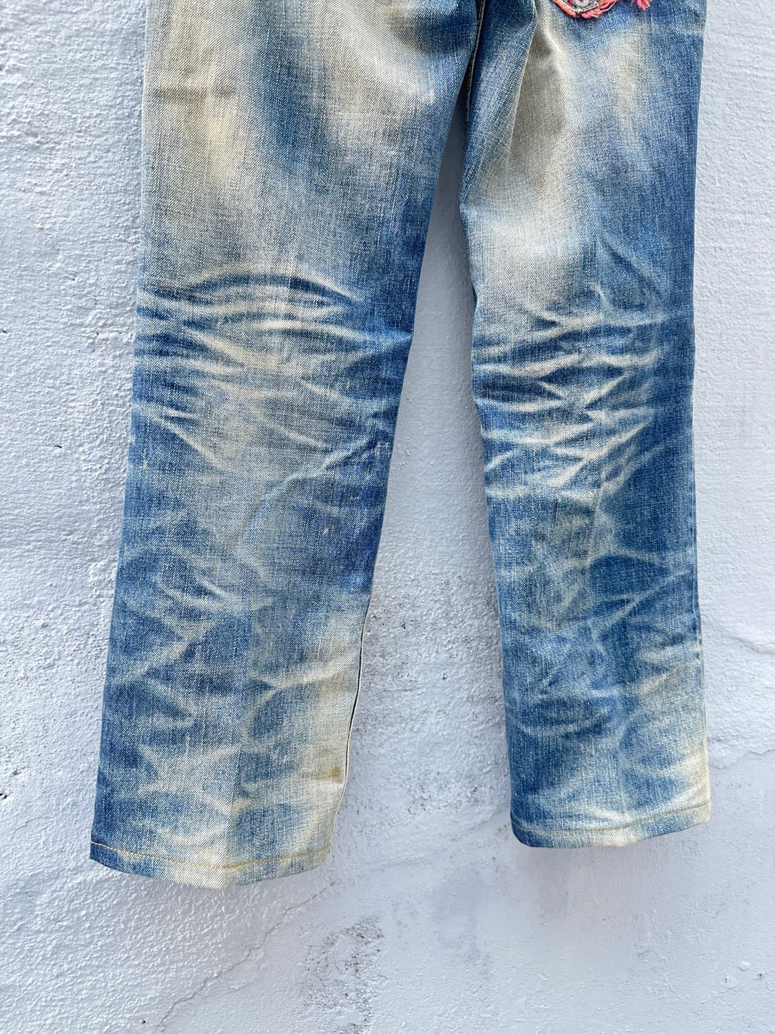 Lolita jeans damaged low rise straight d 상품이미지4