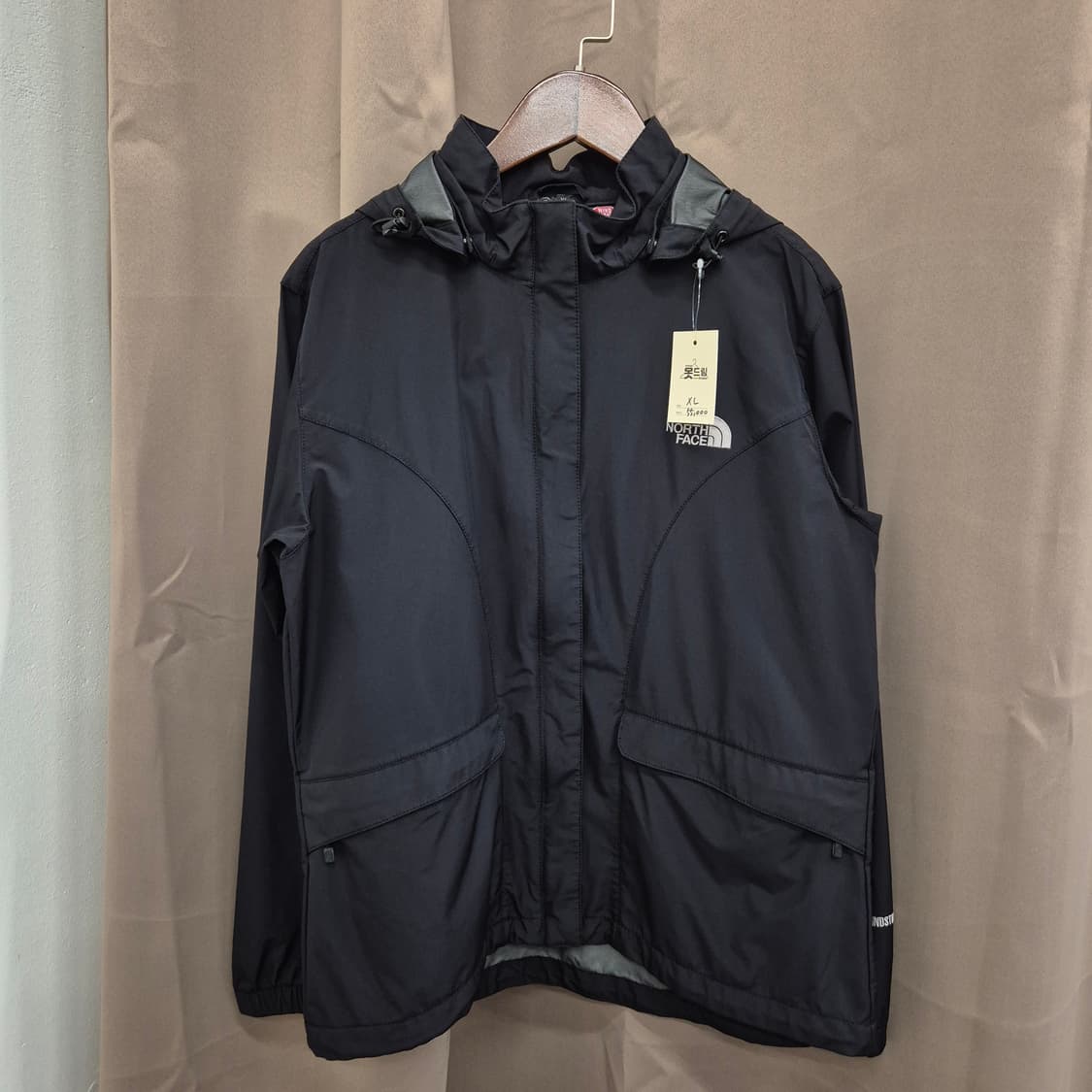 노스페이스 블랙 바람막이 XL 상품이미지1