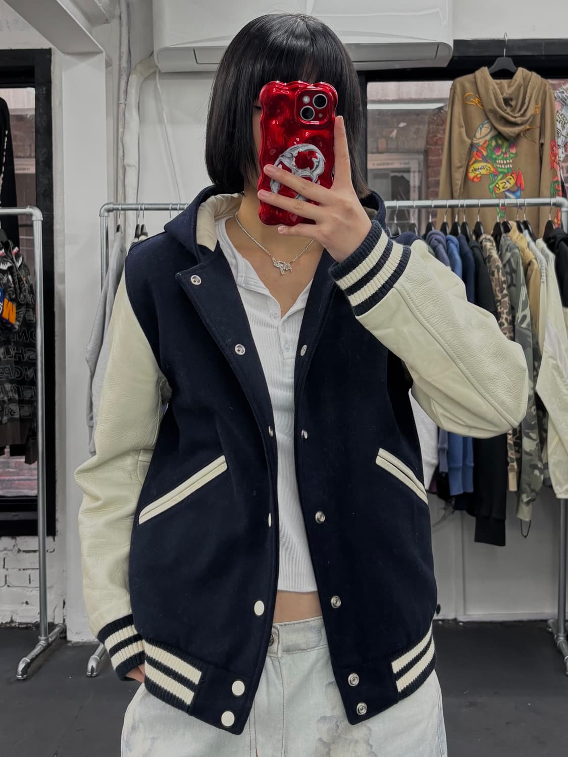 프릭스 스토어 후드 바시티 자켓 상품이미지2