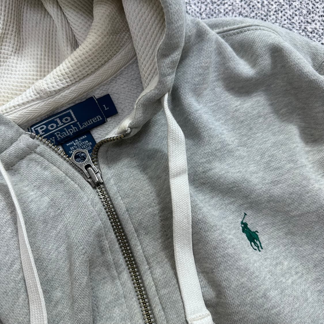 폴로 랄프로렌(Polo Ralph Lauren) 그레이 후드 집업 상품이미지3