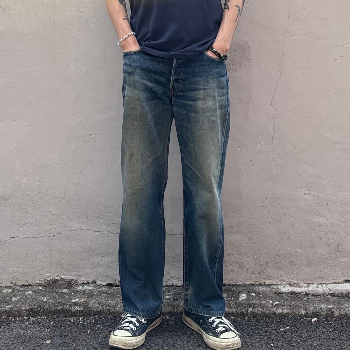 일본 에드윈 505sx 셀비지 데님 팬츠 상품이미지2