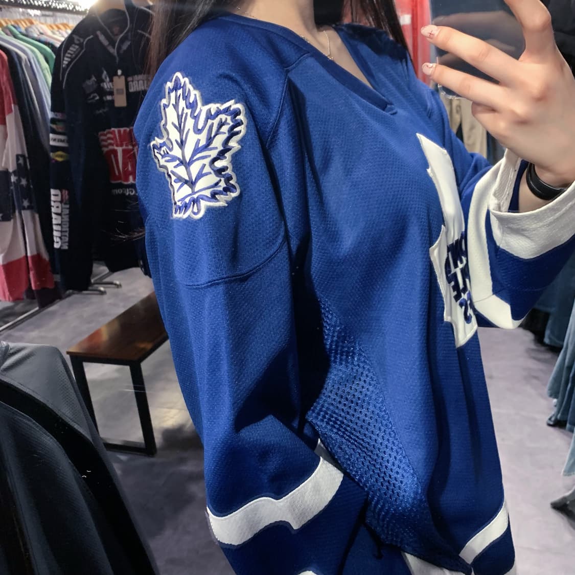 [IM] NHL X STARTER 토론토 메이플리프스 하키 져지 상품이미지4