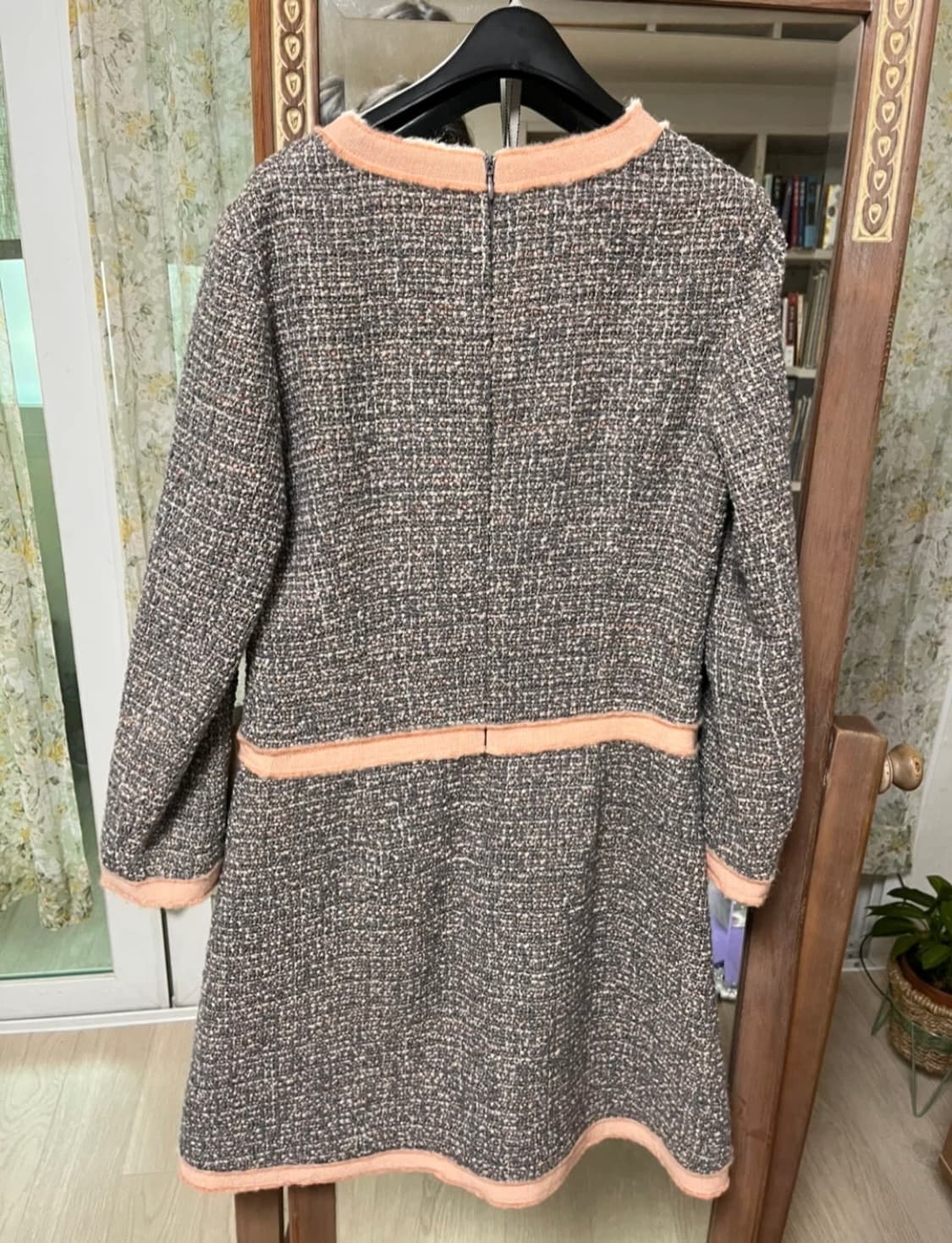 Reneevon 레니본 핑크 트위드 코코 원피스_54사이즈(55) 상품이미지4