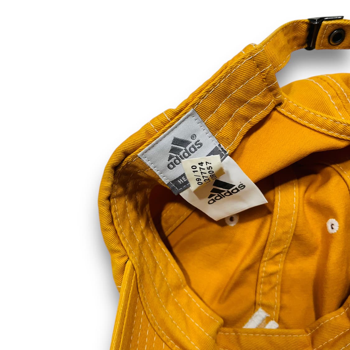 아디다스 삼선 로고 베이스볼 코튼 옐로우 볼캡 상품이미지6