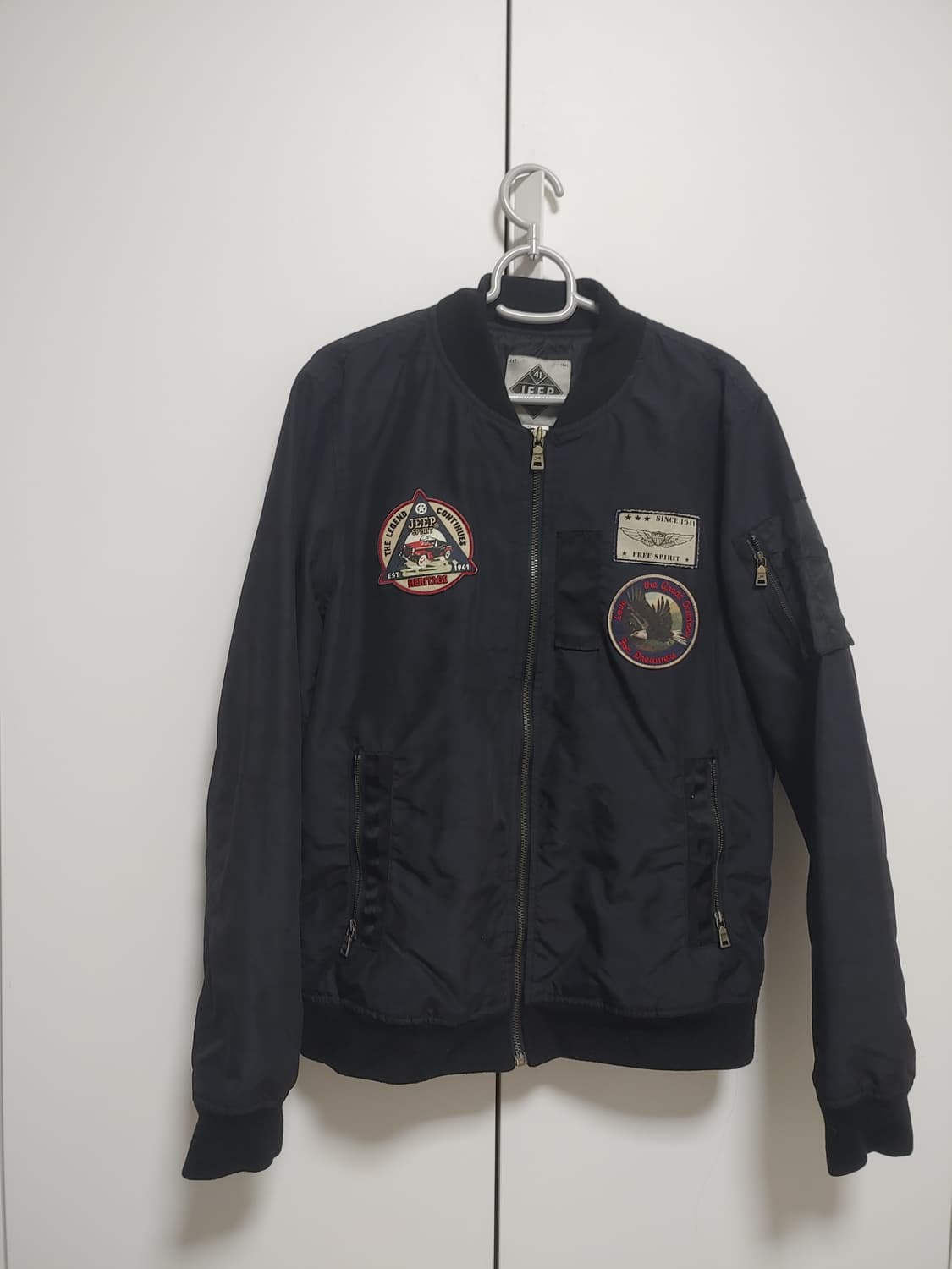 지프(jeep) ma-1 봄버 남성자켓-M사이즈 상품이미지1