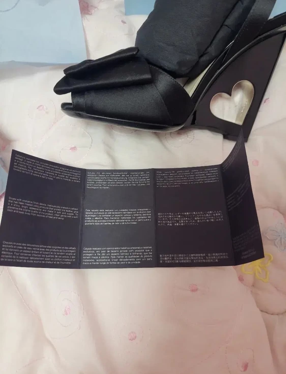 정품)새상품급처!프라다 리본 오픈하트 공주샌들 인형구두 슬링백 힐 선물용 상품이미지8