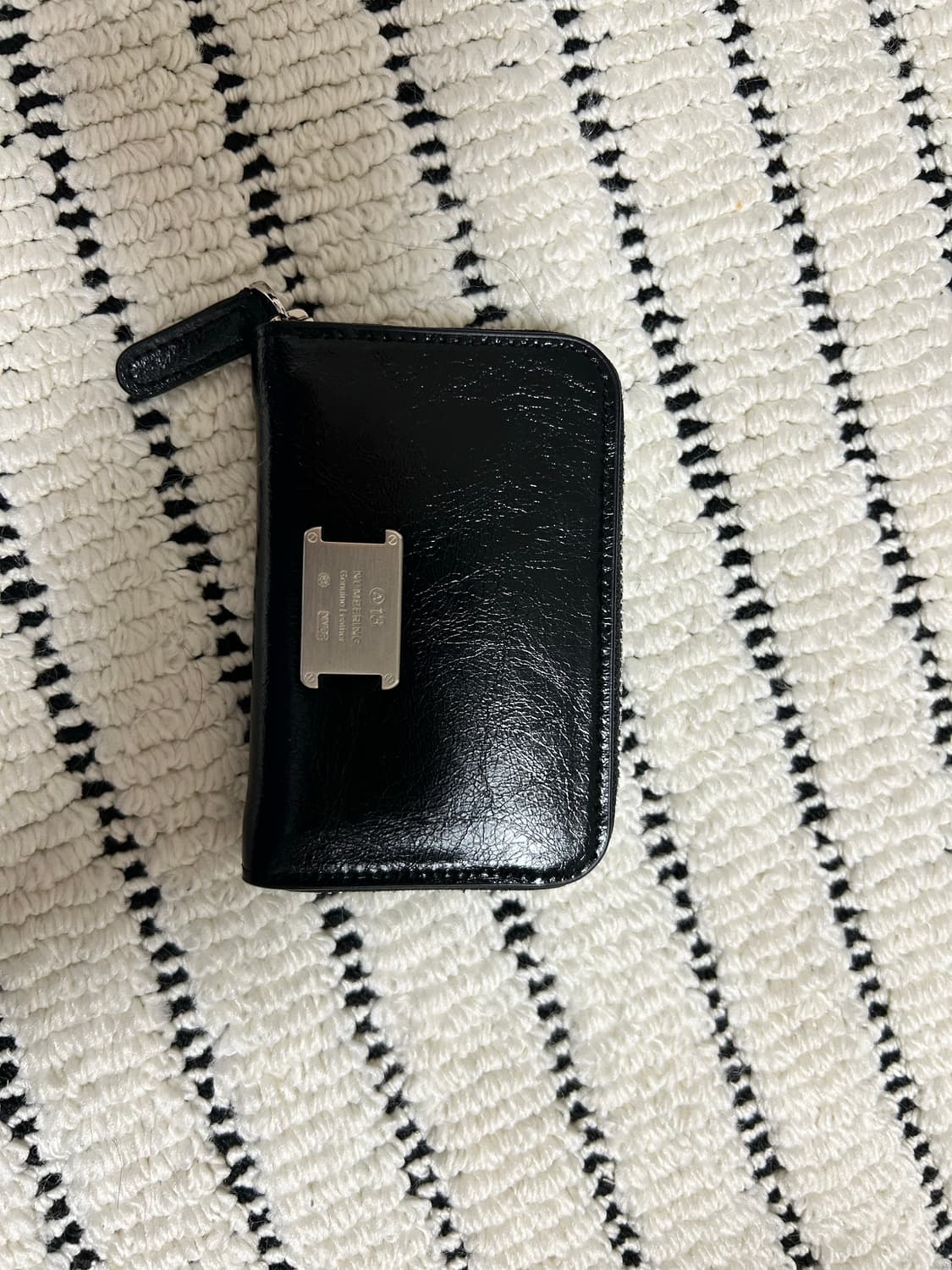 넘버링 카드지갑 #1057 블랙 상품이미지6