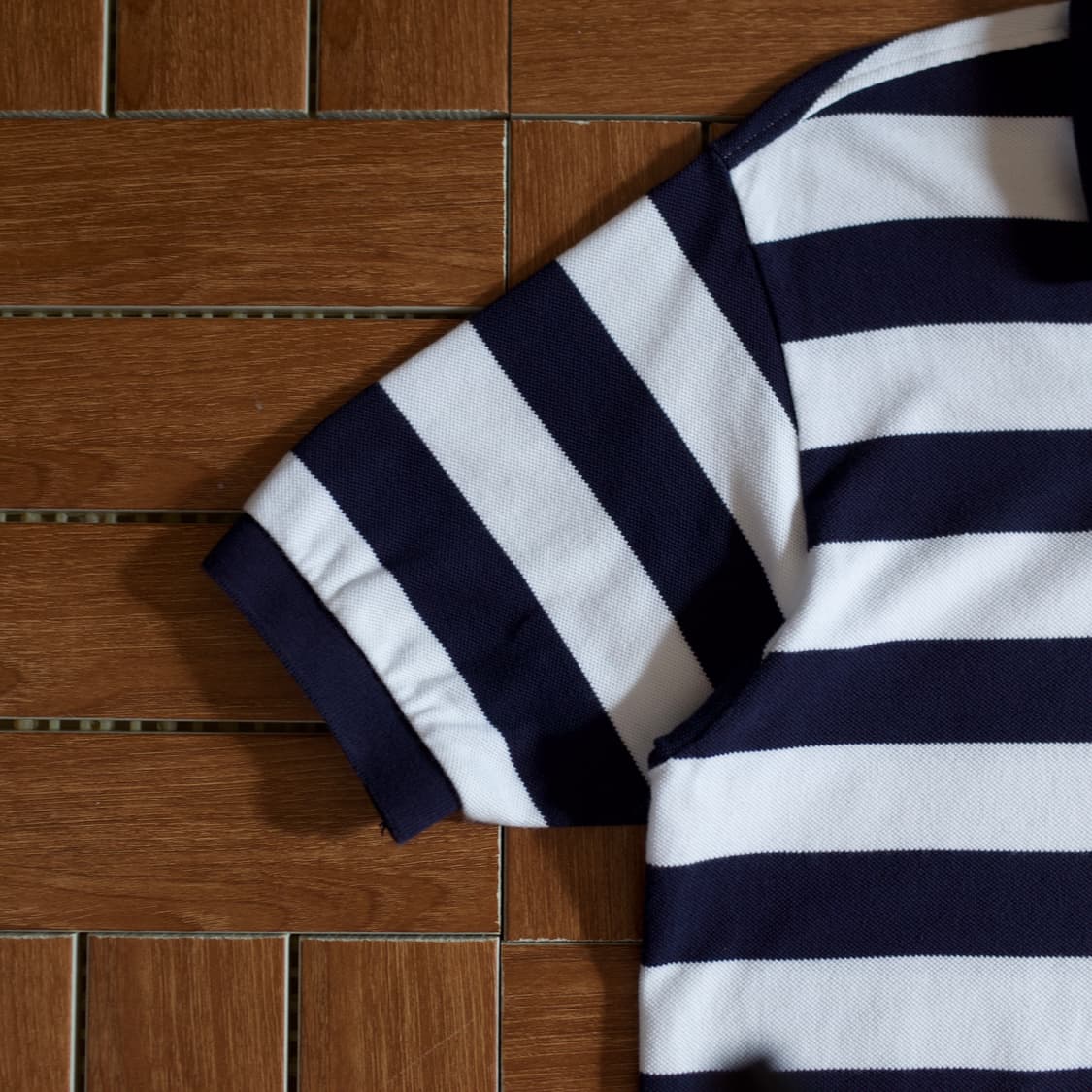 Fred Perry striped cotton pk 1/2 tee 상품이미지3