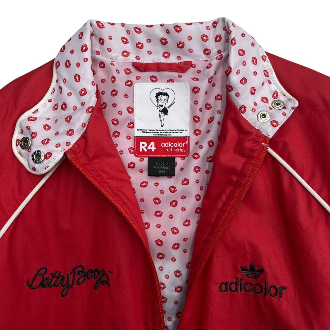 아디다스 X 베티붑 체커보드 레드 자켓 90 상품이미지6