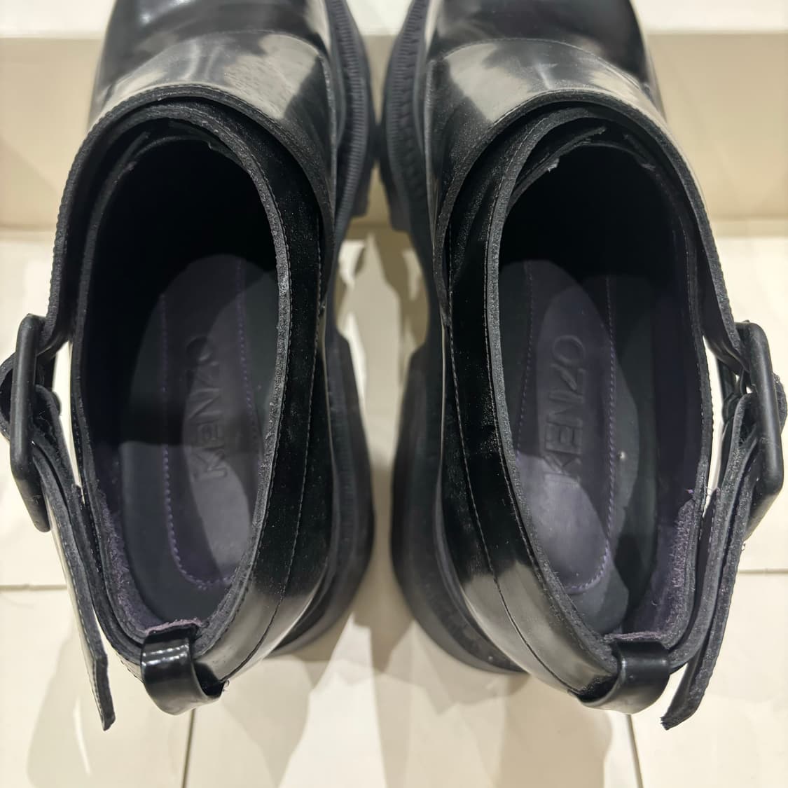 KANZO 통굽 워커 상품이미지3