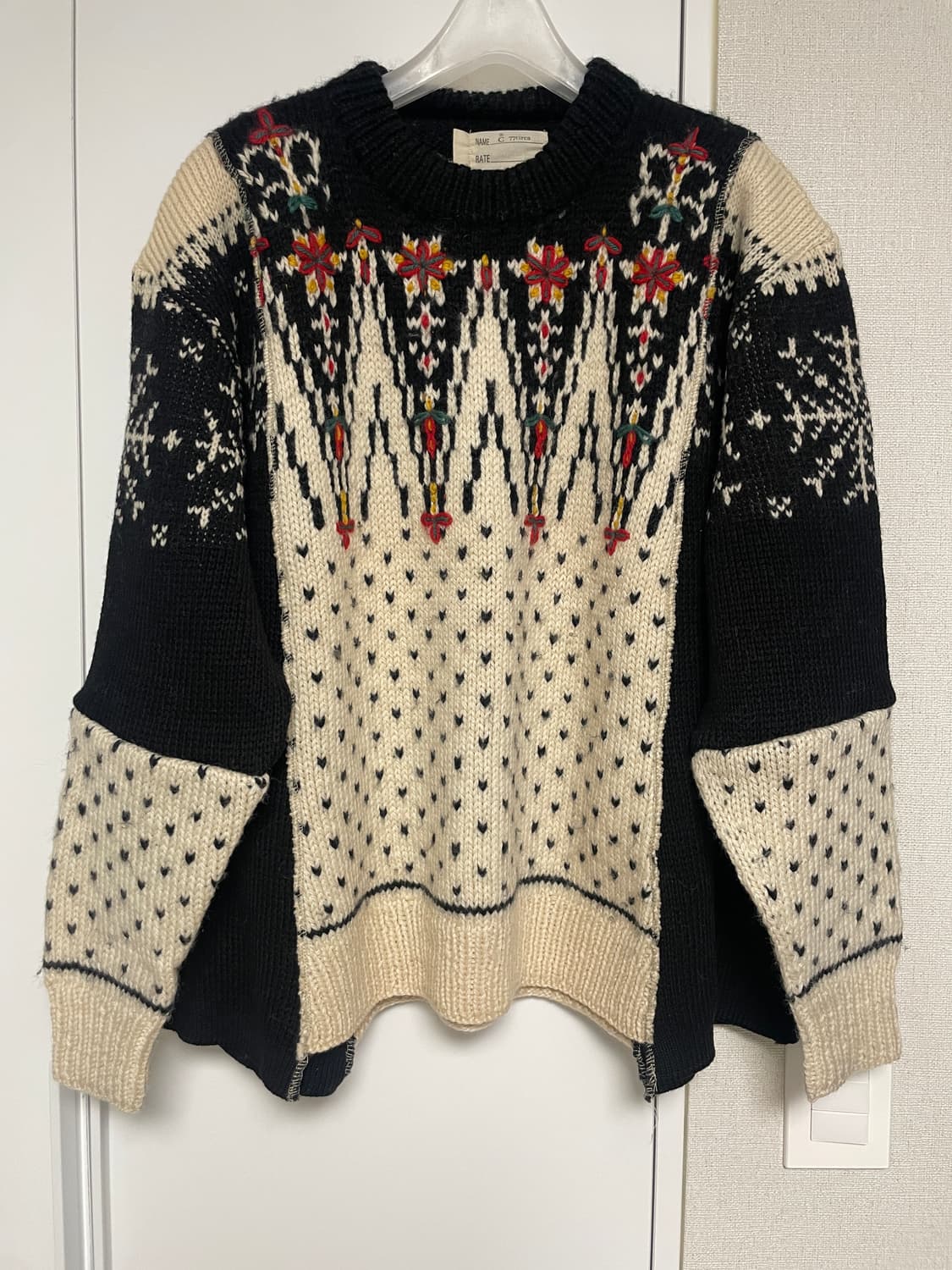 77circa 나나서카 니트 상품이미지1