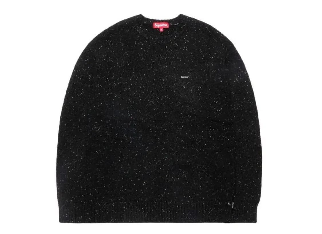 Supreme Small Box Speckle Sweater Black 상품이미지1