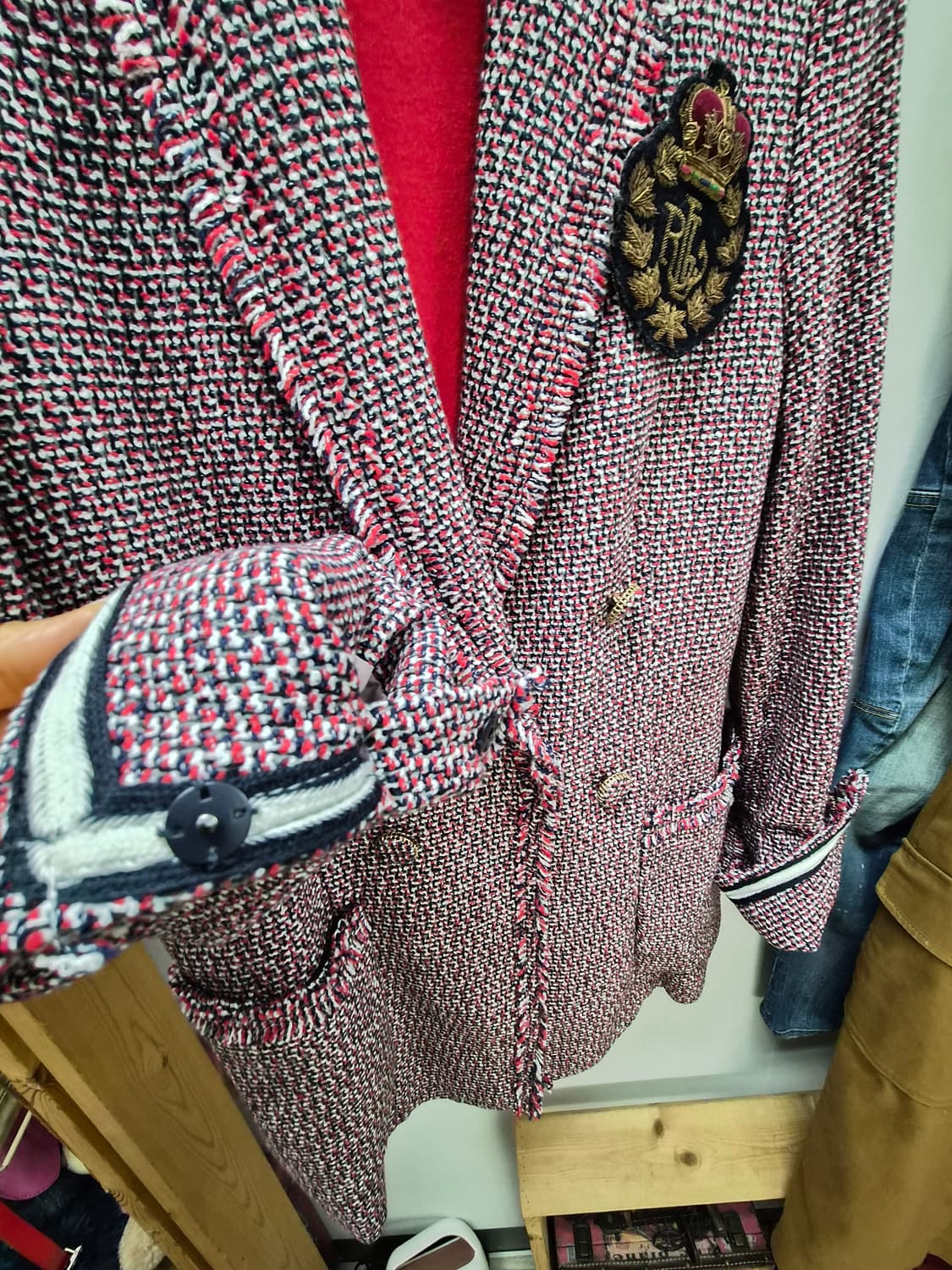 마리아꾸르끼 트위드자켓 상품이미지3