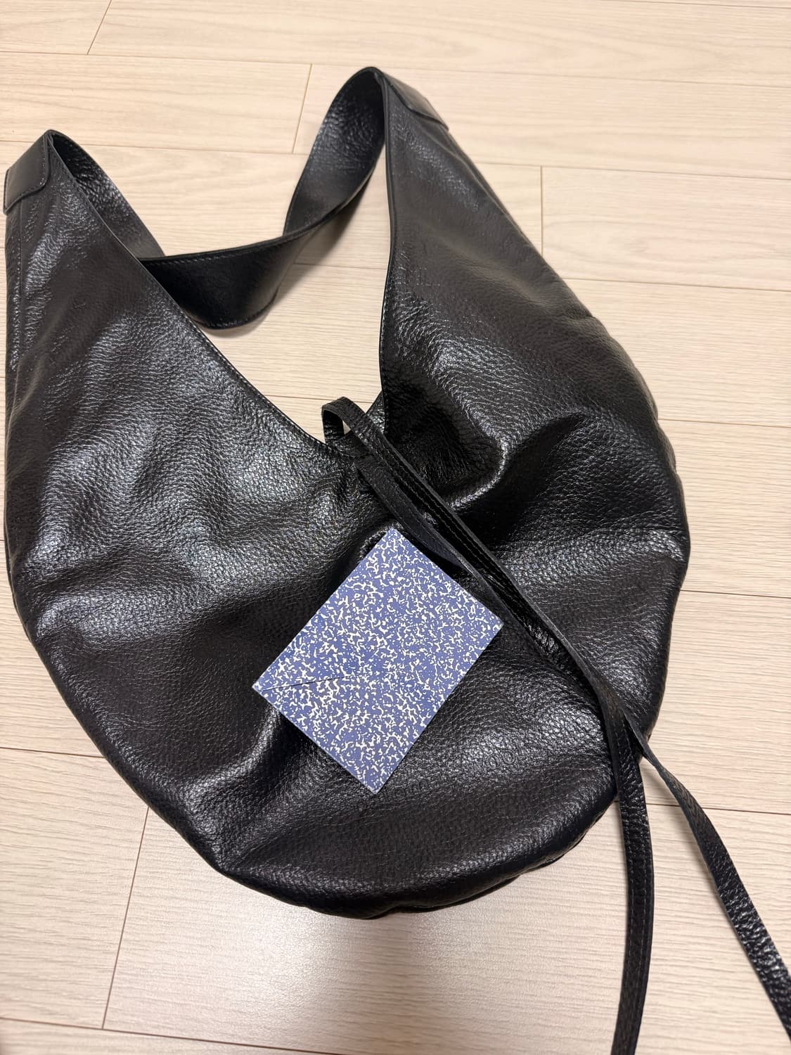 팔로마울 루페 숄더백 미디움 레이스 클로저 버킷백 블랙 상품이미지3