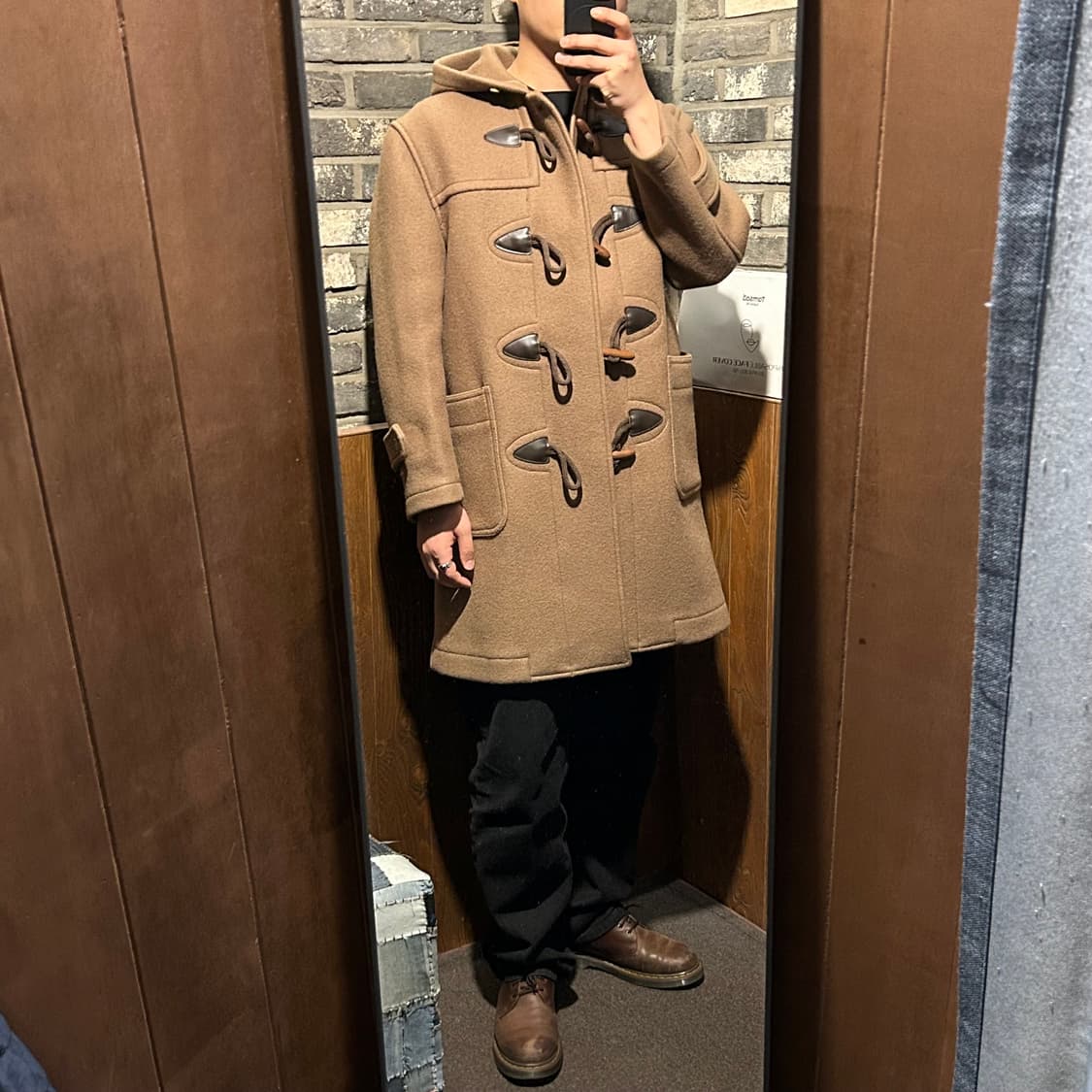 M) 반 잭 VAN JAC 클래식 우드 토글 더플 코트 상품이미지10