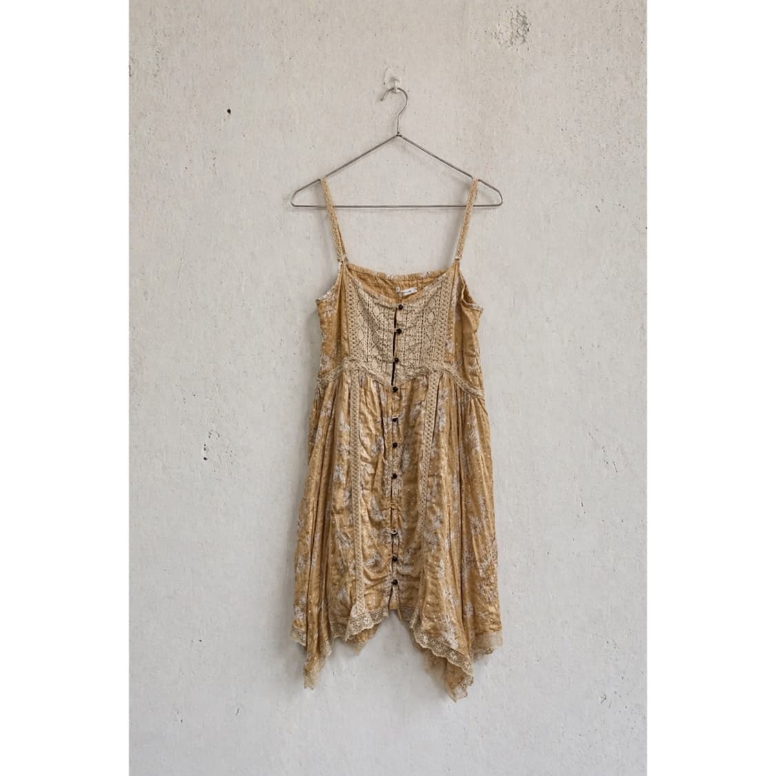 노랑 민소매 원피스 상품이미지2