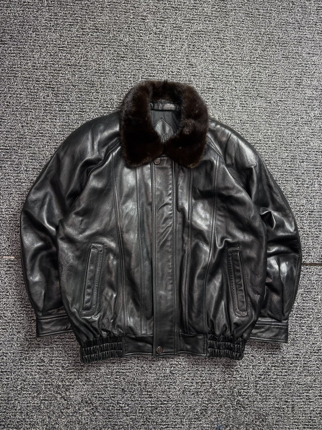 Arpeggio 아카이브 램스킨 무스탕 레더 자켓 2164 상품이미지2