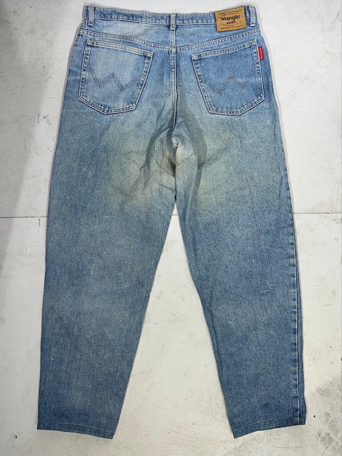 랭글러 연청 와이드 항아리핏 데님 팬츠 청바지 상품이미지5