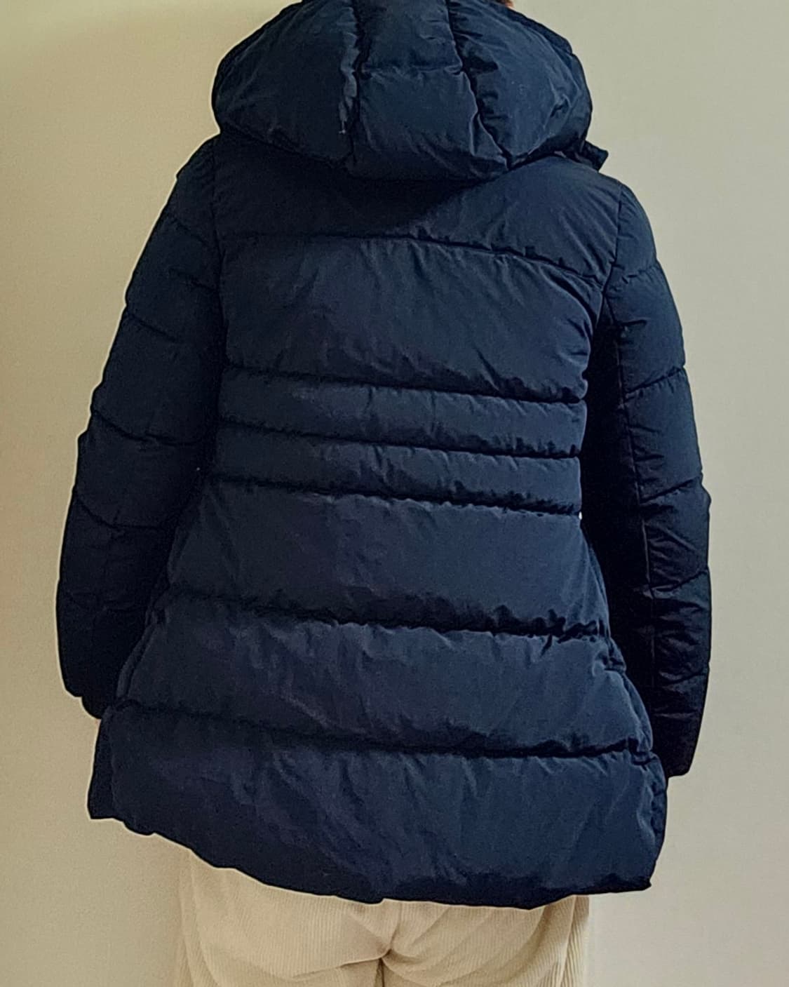 여성 라코스테 덕다운 패딩 네이비 34 상품이미지4