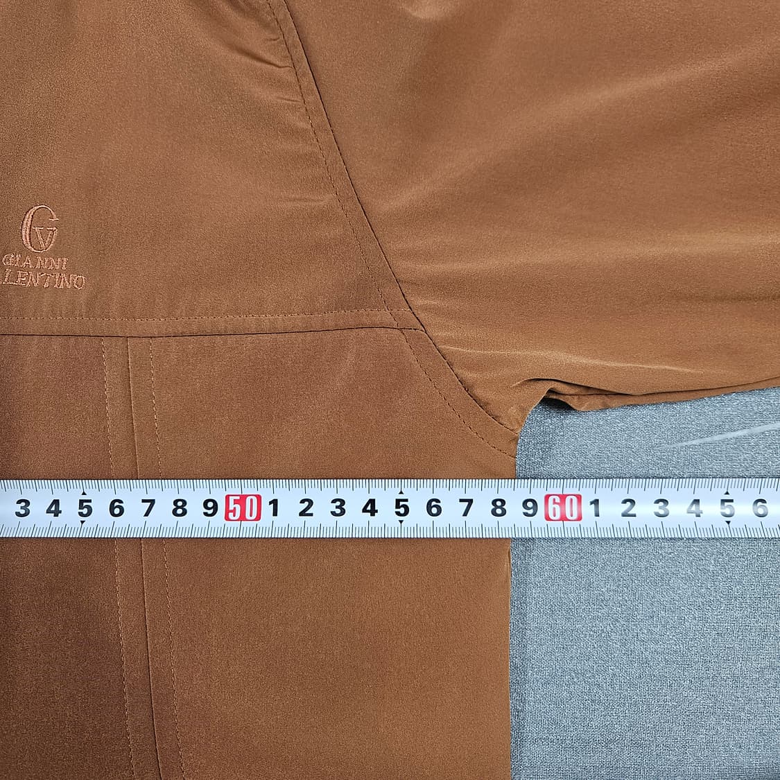 105 지아니 발렌티노 빈티지 사파리 자켓 다크오렌지 상품이미지5