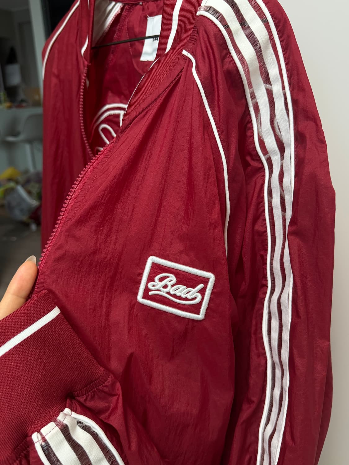 [필릭스착용] 배드블러드 빌리ss트랙 자켓 레드 상품이미지5