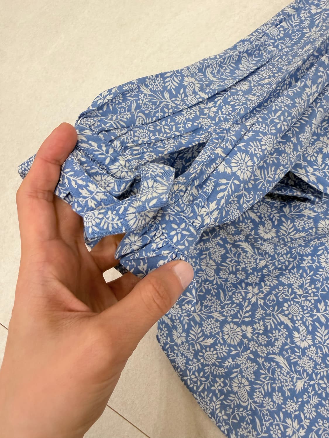 DOEN 플로럴 블라우스 XXS 상품이미지4