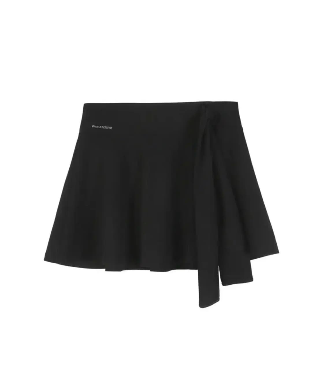 wsc 아카이브 타이 플레어 랩 스커트 상품이미지1