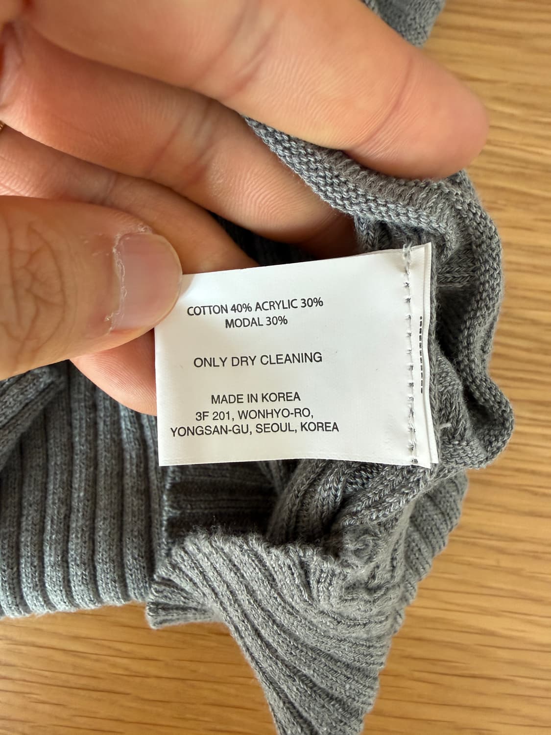 소프트 서울(SOFT SEOUL) 비대칭 니트 롱슬리브 상품이미지7