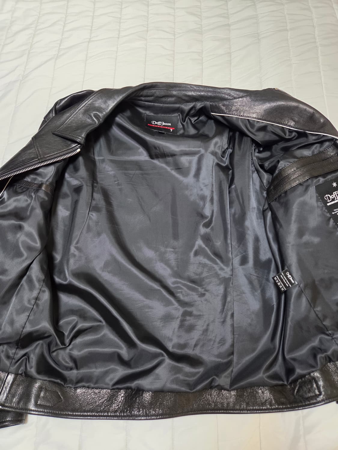 [XL]도프제이슨 프리미엄 램스킨 베지터블 싱글자켓 초판(람포지퍼버전) 상품이미지7