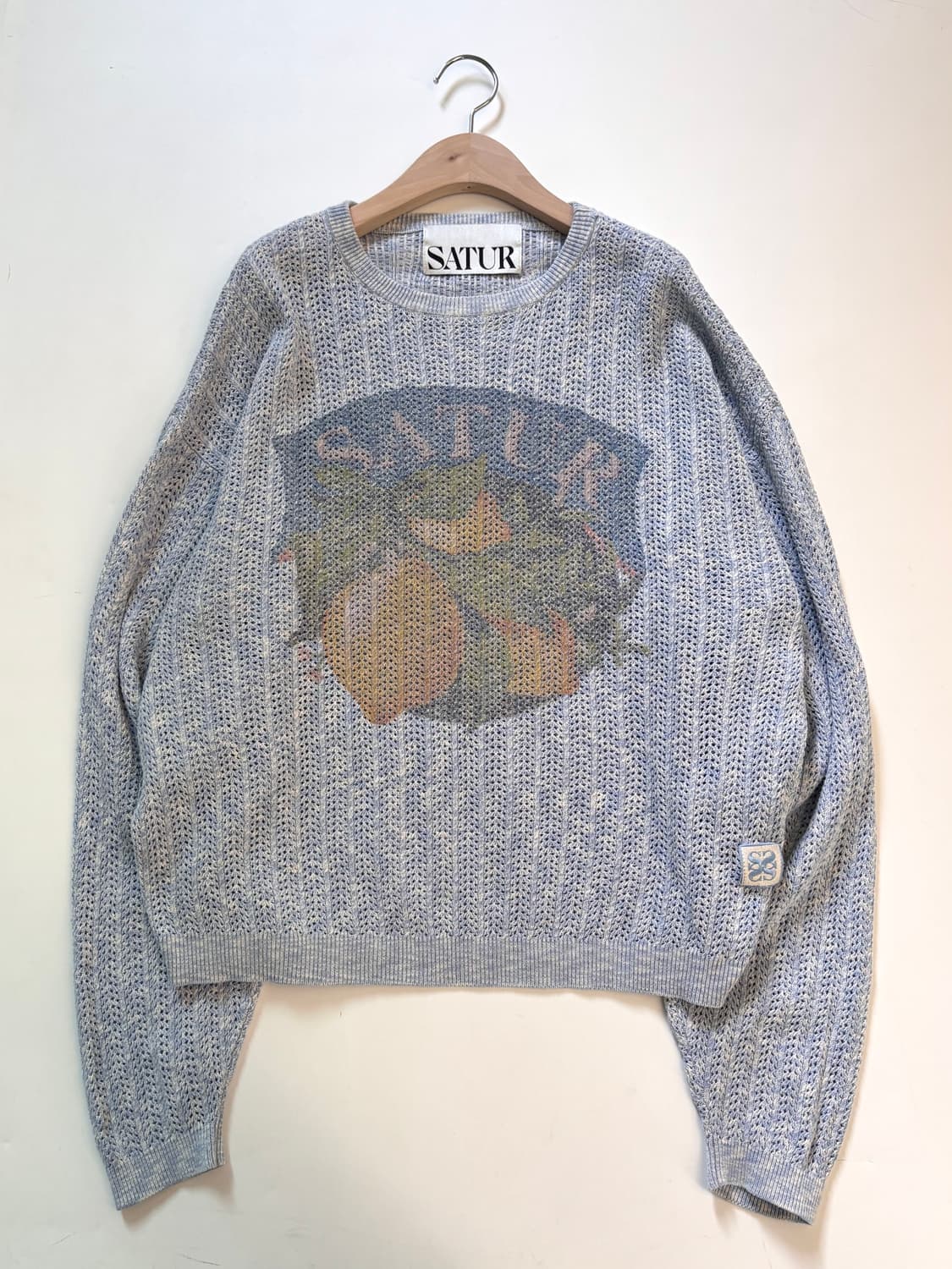 Satur 새터 크로쉐 니트 상품이미지1