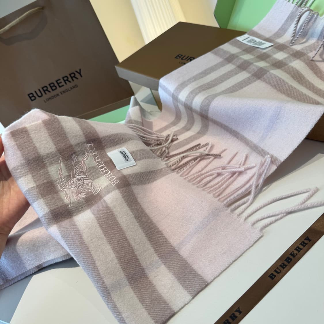 버버리 리버서블 스카프 100% 램스울
 상품이미지6