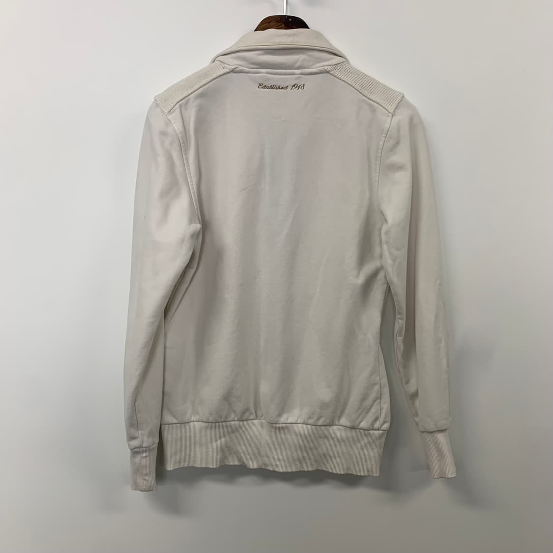 푸마 자수로고 화이트 코튼 져지  상품이미지3