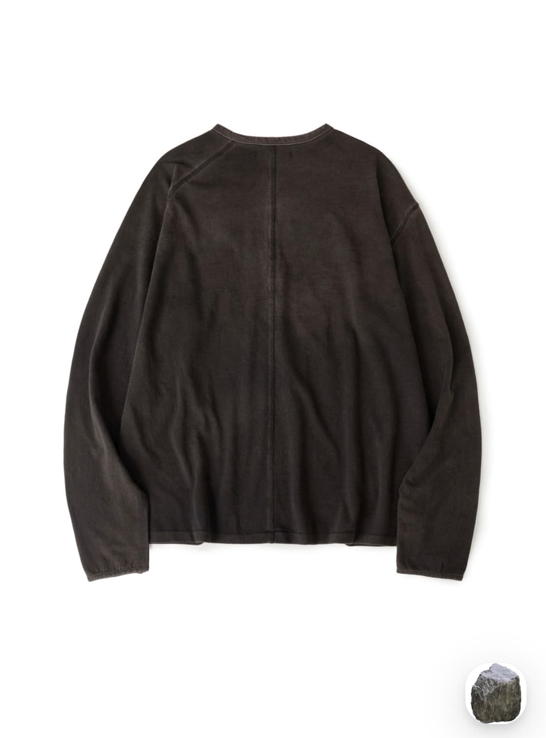 [3] 해칭룸 더블 헨리넥 티 블랙 상품이미지2