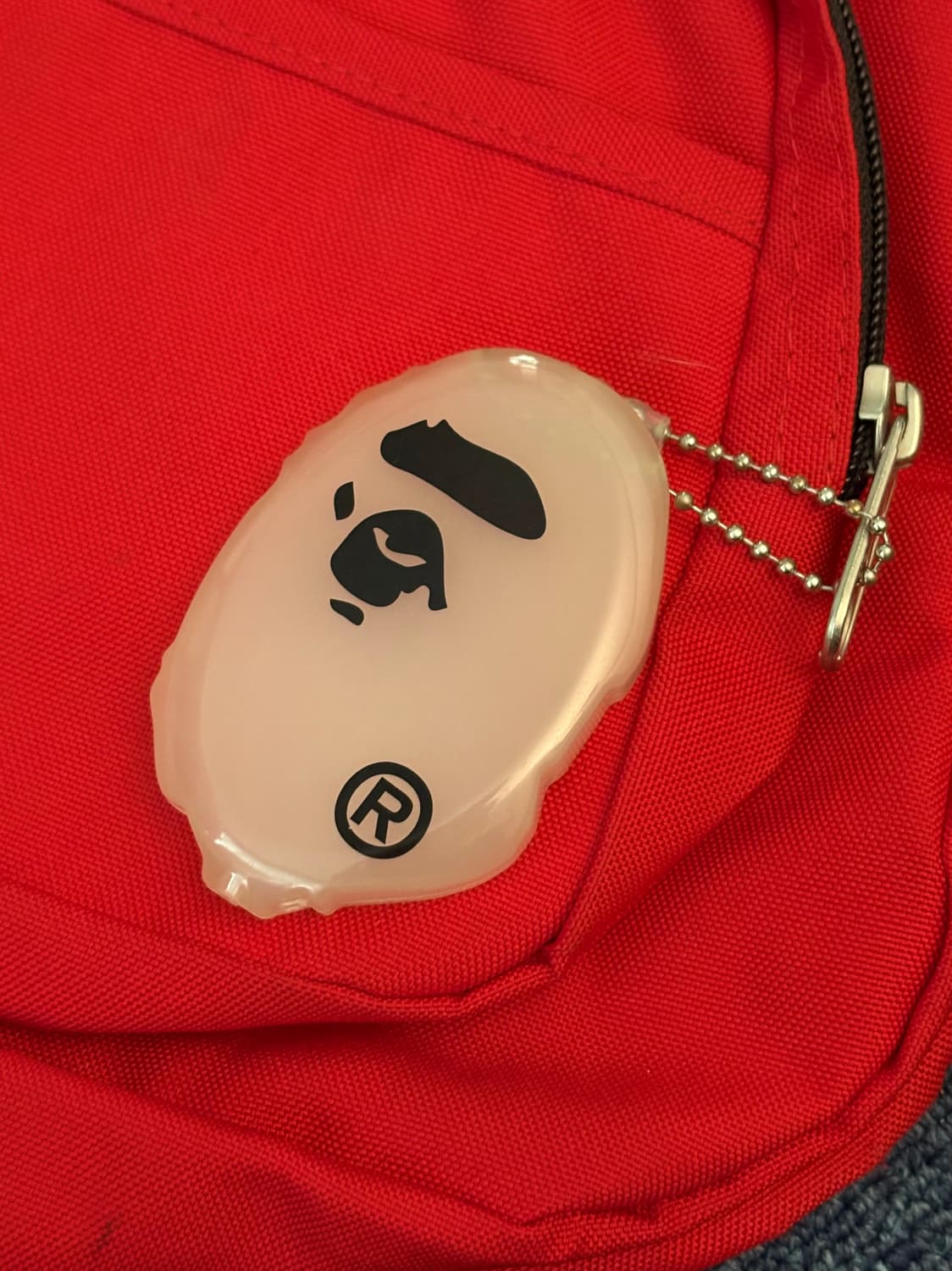 잔스포츠 미니 백팩 레드 + 베이프 코인 홀더 키링 상품이미지3