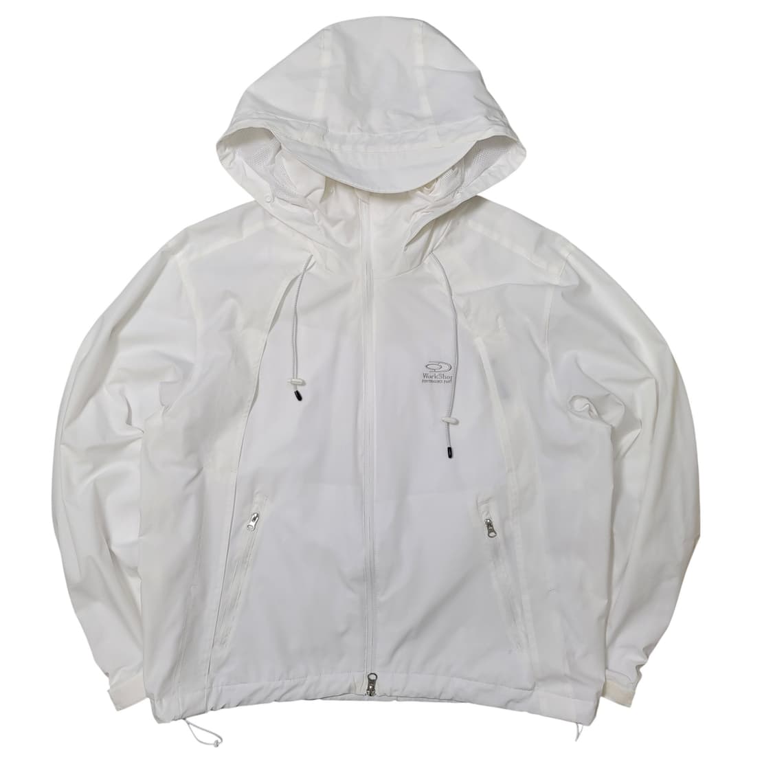 트래블 윙 오픈 윈드 브레이커 오프 화이트 바람막이 상품이미지1