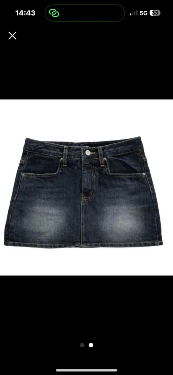 Ason 애즈온 BIBURY SKIRT 데님스커트 S 상품이미지1