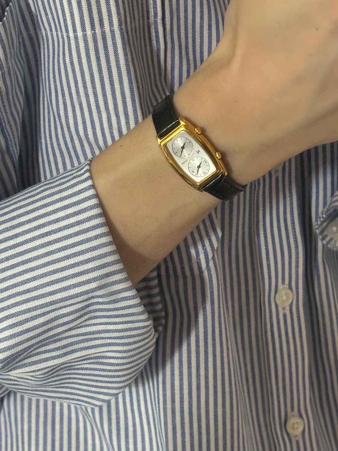 SEIKO 빈티지 Dual time여성 쿼츠 시계 상품이미지8