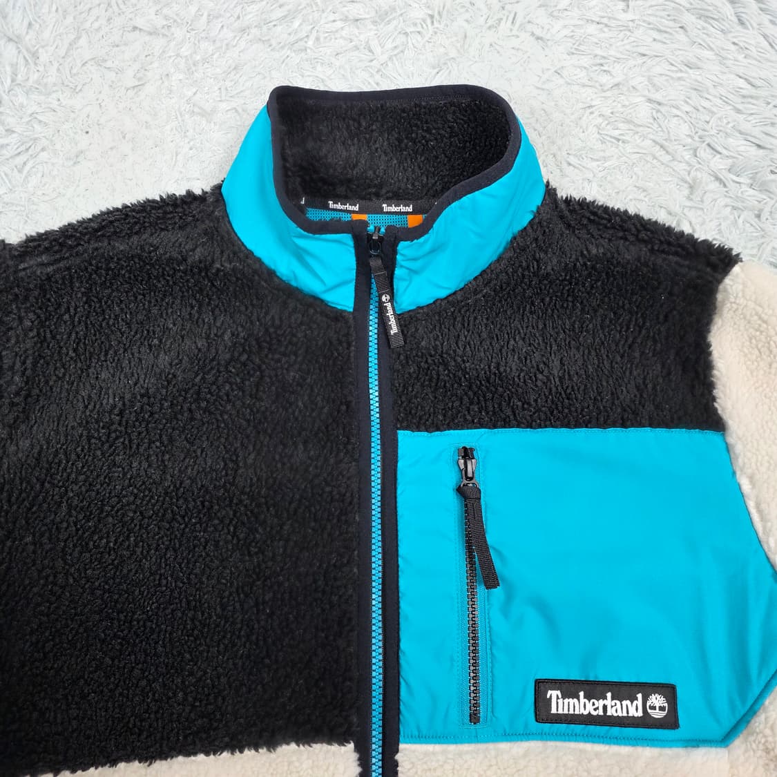 팀버랜드 남성 컬러블록 플리스 자켓 L 상품이미지3